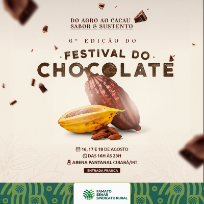 Senar-MT marca presença no 6º festival do chocolate com conhecimentos sobre o cacau - Notícias - Mato Grosso digital